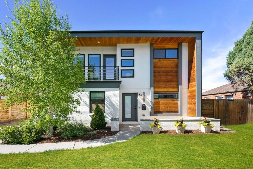 Photography of a modern home in Denver by Creative Edge Media