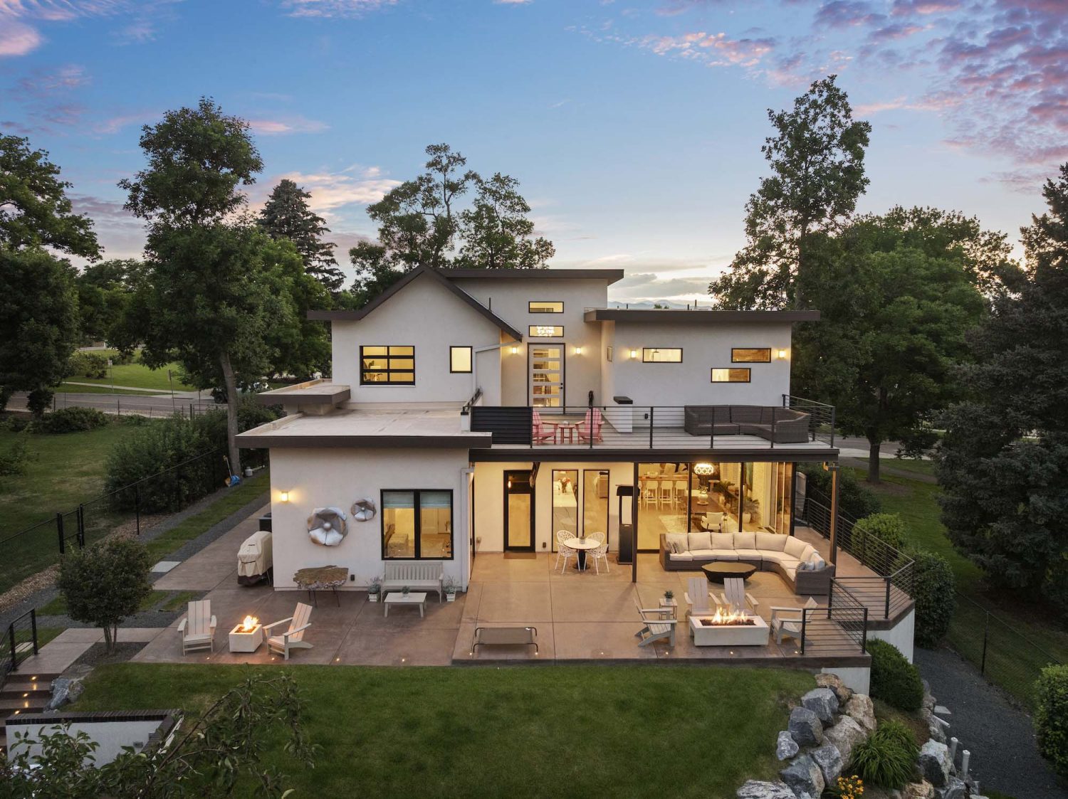 Real Estate Drone photography of a home in Denver, Colorado